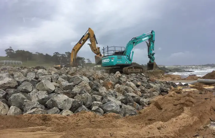 Western Line Coastal Erosion Repair