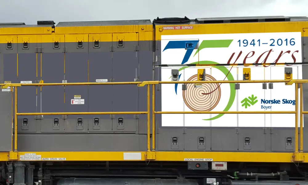 16882 75yr Norske Skog Decal Right 8